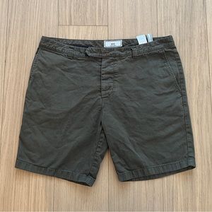 AMI Alexandre Mattiussi Flat Front Shorts Size M